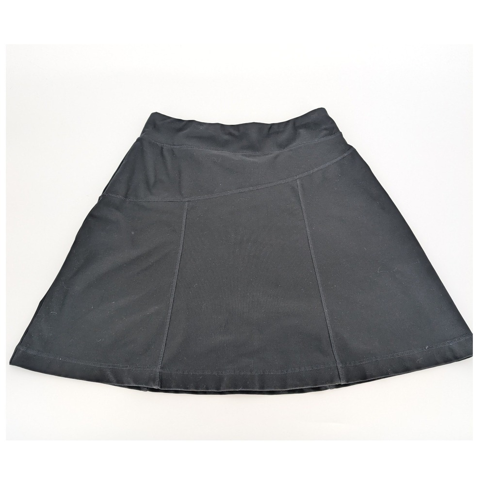 L.L.Bean Skirt Women Small Black Athletic Activewear Stretch Gorpcore Minimalist